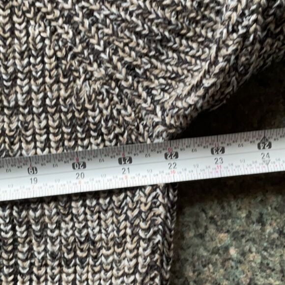 St. John's Bay Black Brown Tan Crewneck Sweater Men XL 46-48 Acrylic - Picture 5 of 6